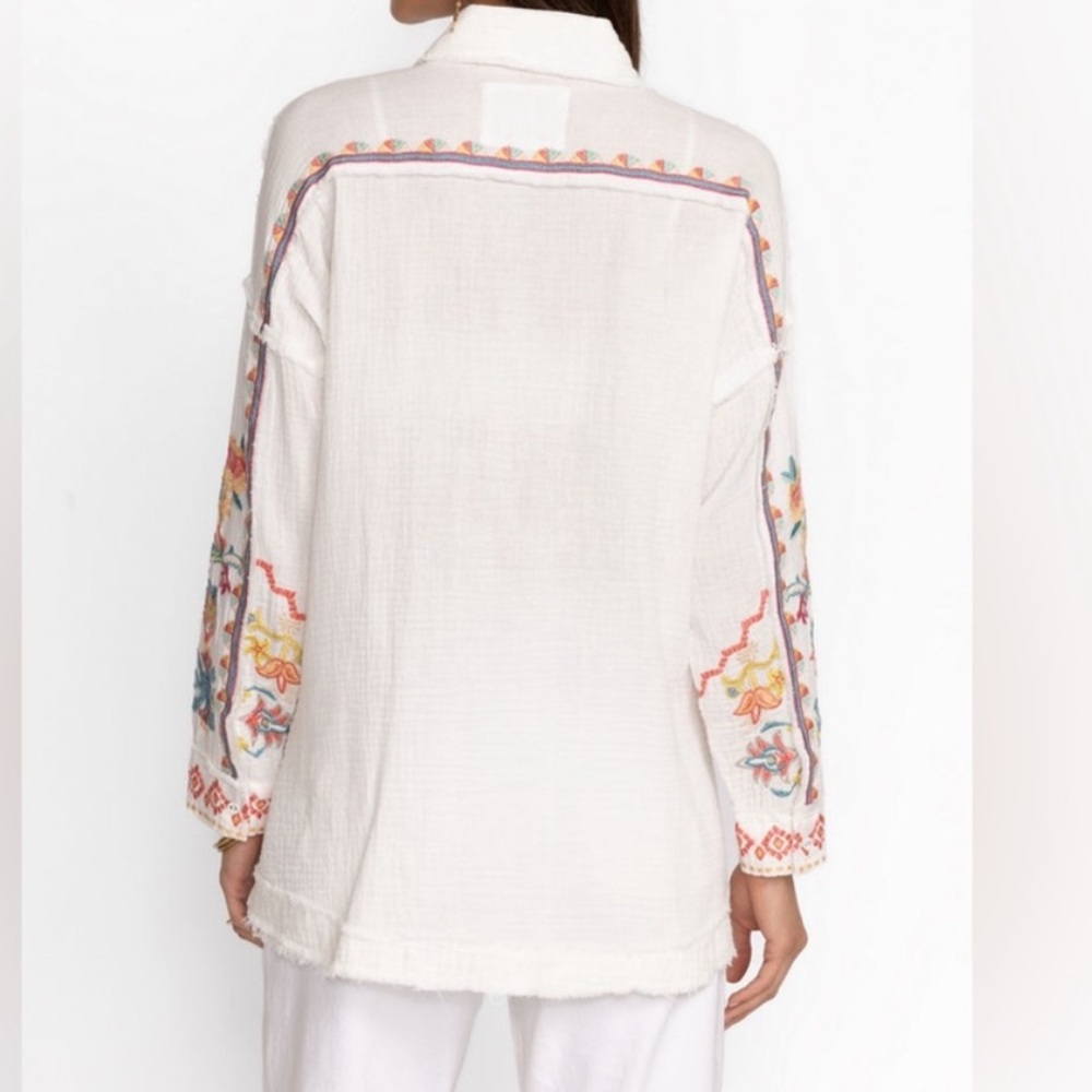NWT Johnny Was Toyah Embroidered Blouse Top Sz XL - Picture 4 of 11